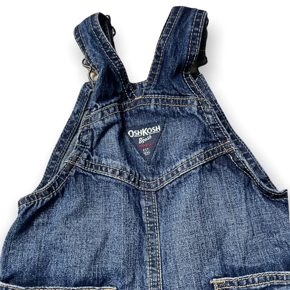 Baby OshKosh B'Gosh Denim Overalls Blue Jean 9 Months